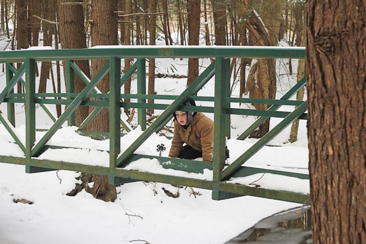 Photo by Ron Keeney Enjoying a break on the trail.